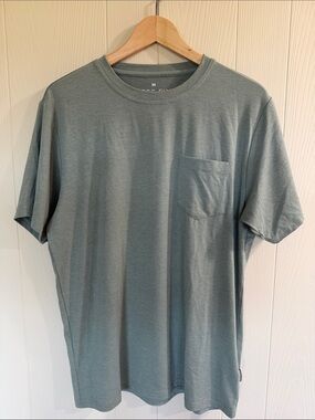 Free Fly Flex Performance Pocket Tee Agave Green Size M